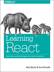 Learning React - O'Reilly book cover